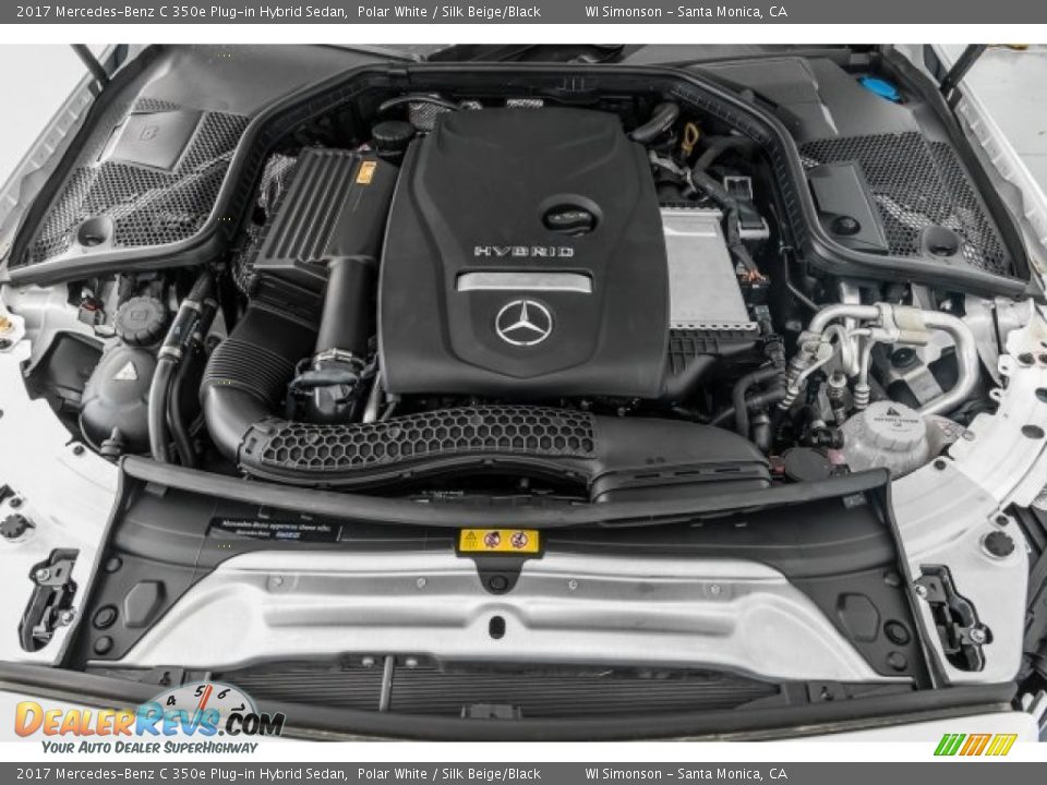 2017 Mercedes-Benz C 350e Plug-in Hybrid Sedan 2.0 Liter e DI Turbocharged DOHC 16-Valve VVT 4 Cylinder Gasoline/Electric Hybrid Engine Photo #8