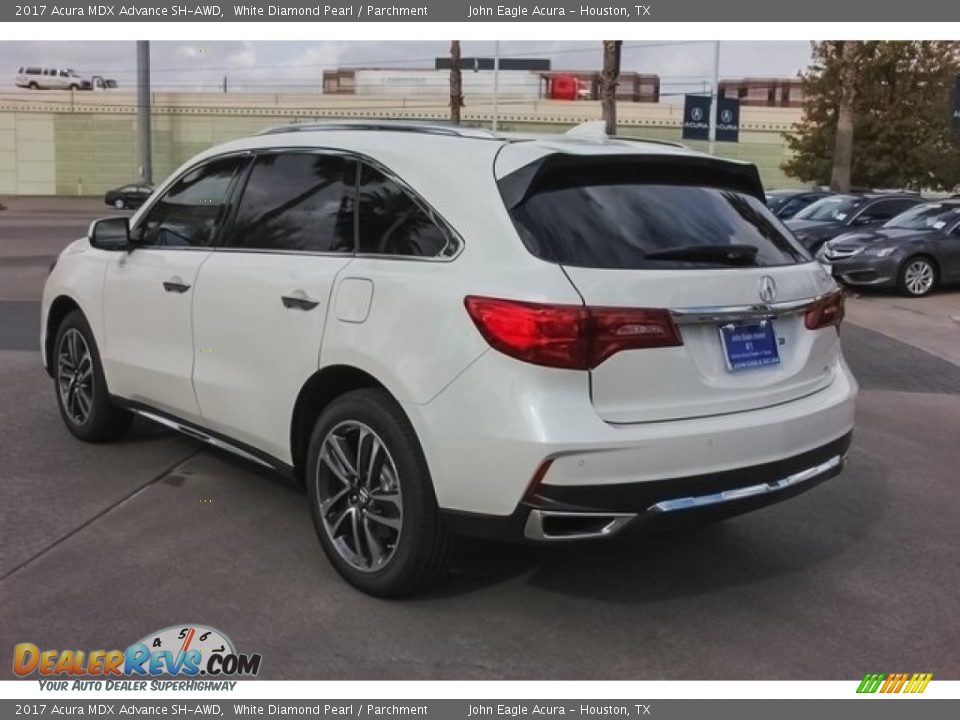 2017 Acura MDX Advance SH-AWD White Diamond Pearl / Parchment Photo #5