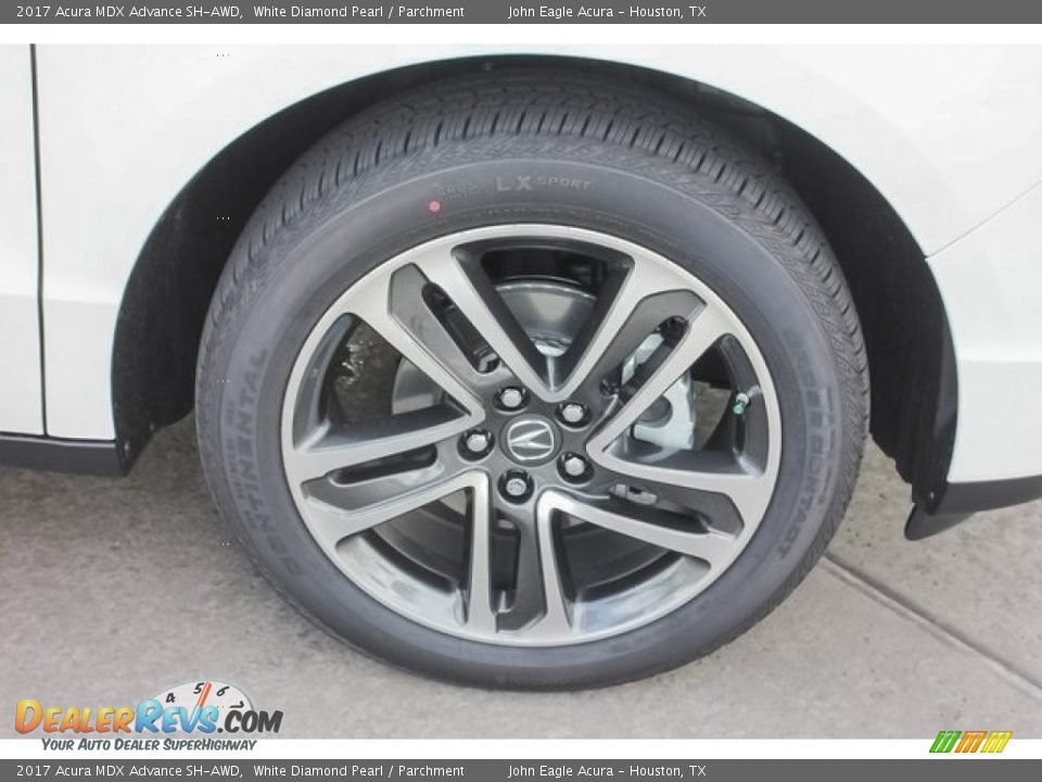 2017 Acura MDX Advance SH-AWD White Diamond Pearl / Parchment Photo #11