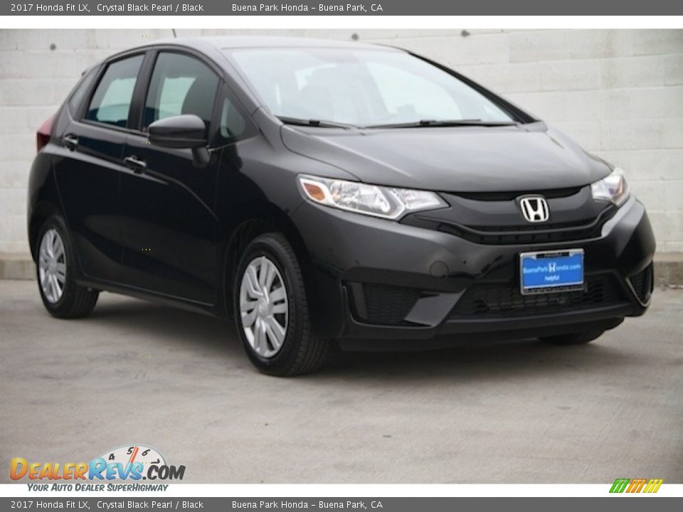 2017 Honda Fit LX Crystal Black Pearl / Black Photo #1