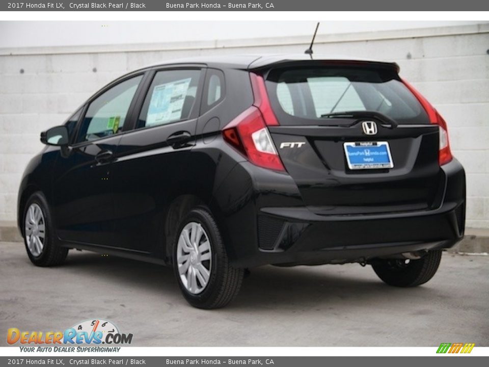 2017 Honda Fit LX Crystal Black Pearl / Black Photo #2