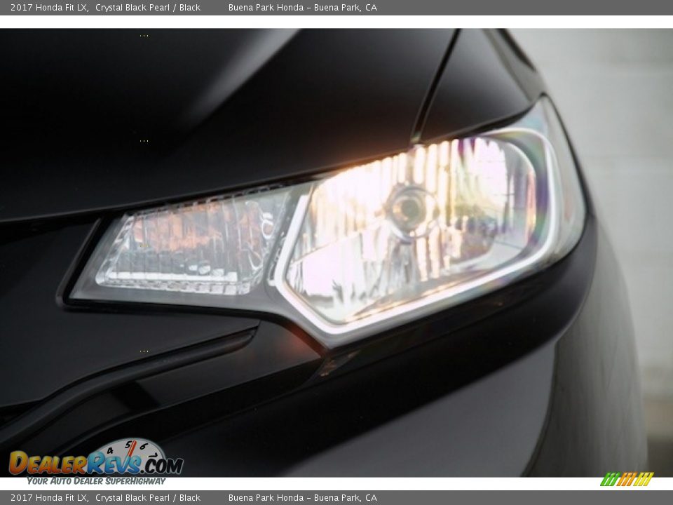 2017 Honda Fit LX Crystal Black Pearl / Black Photo #4