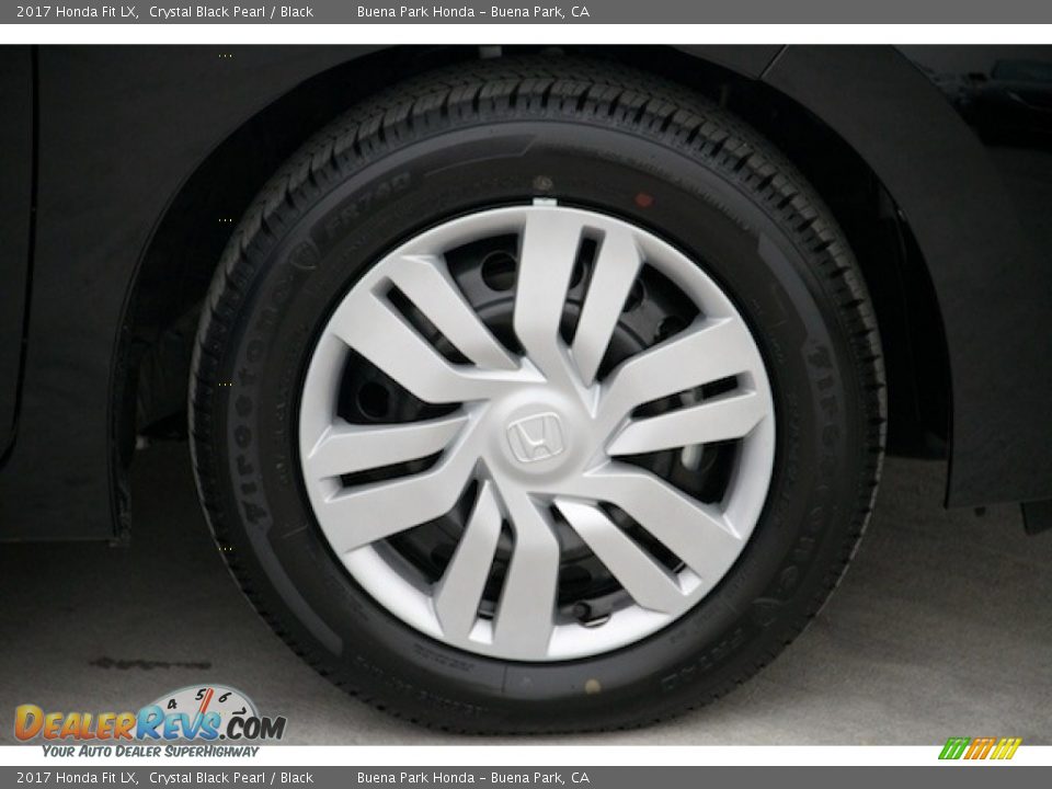2017 Honda Fit LX Crystal Black Pearl / Black Photo #5