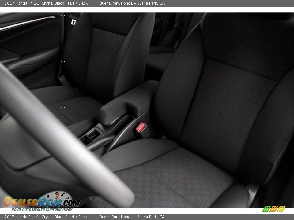 2017 Honda Fit LX Crystal Black Pearl / Black Photo #10