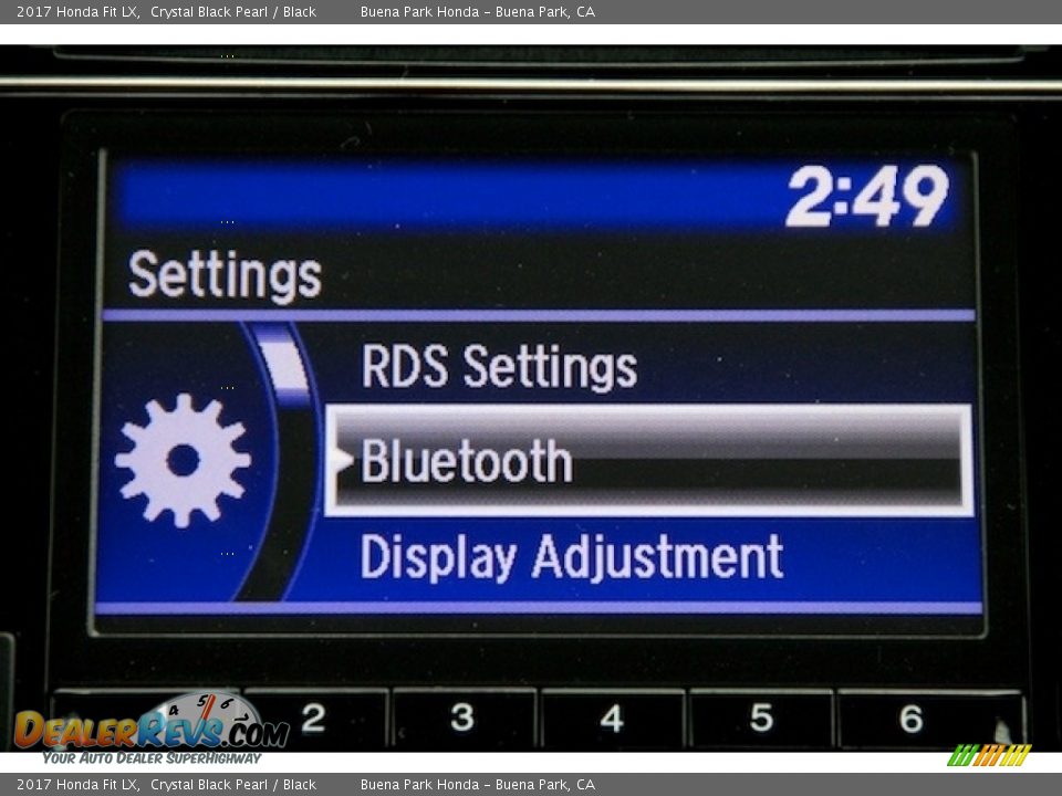 2017 Honda Fit LX Crystal Black Pearl / Black Photo #15