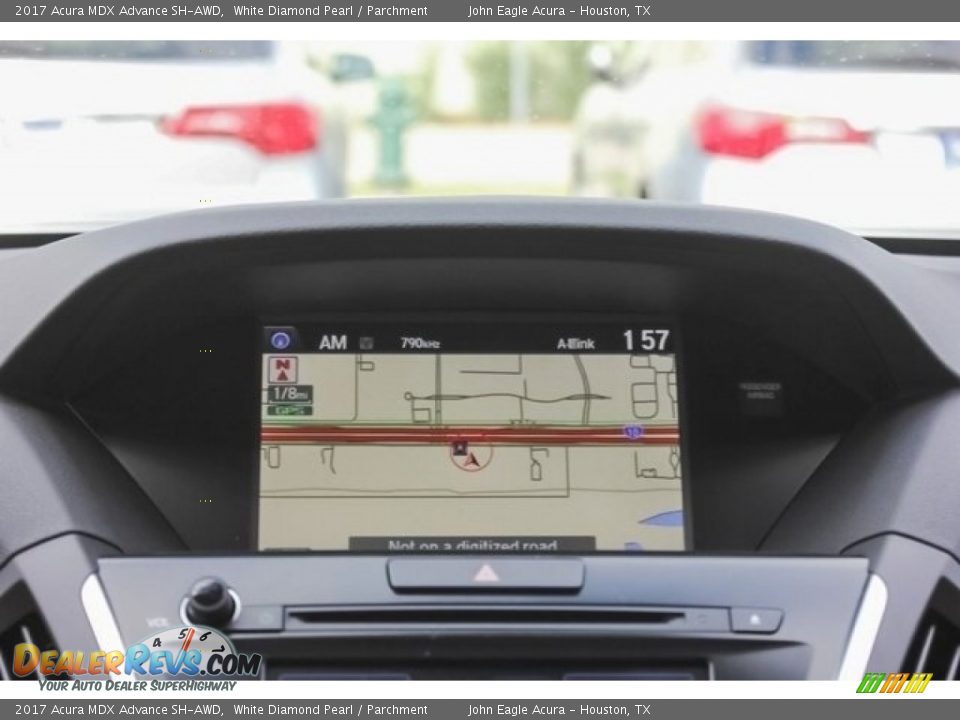 2017 Acura MDX Advance SH-AWD White Diamond Pearl / Parchment Photo #35