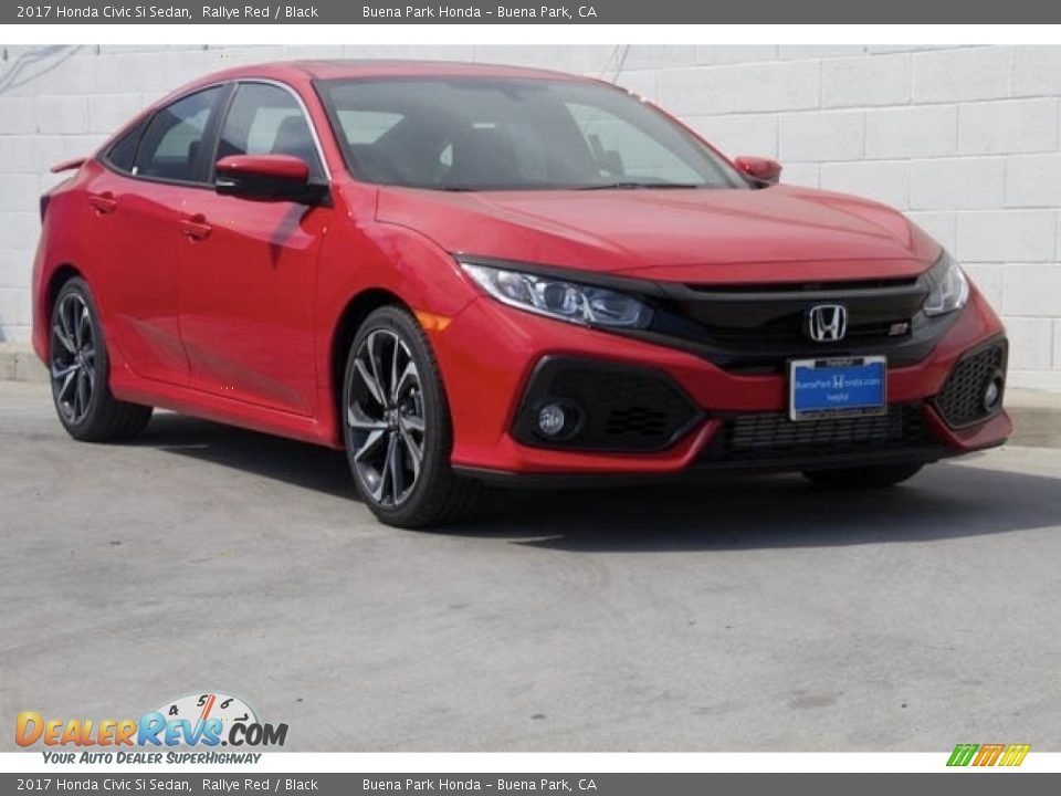2017 Honda Civic Si Sedan Rallye Red / Black Photo #1