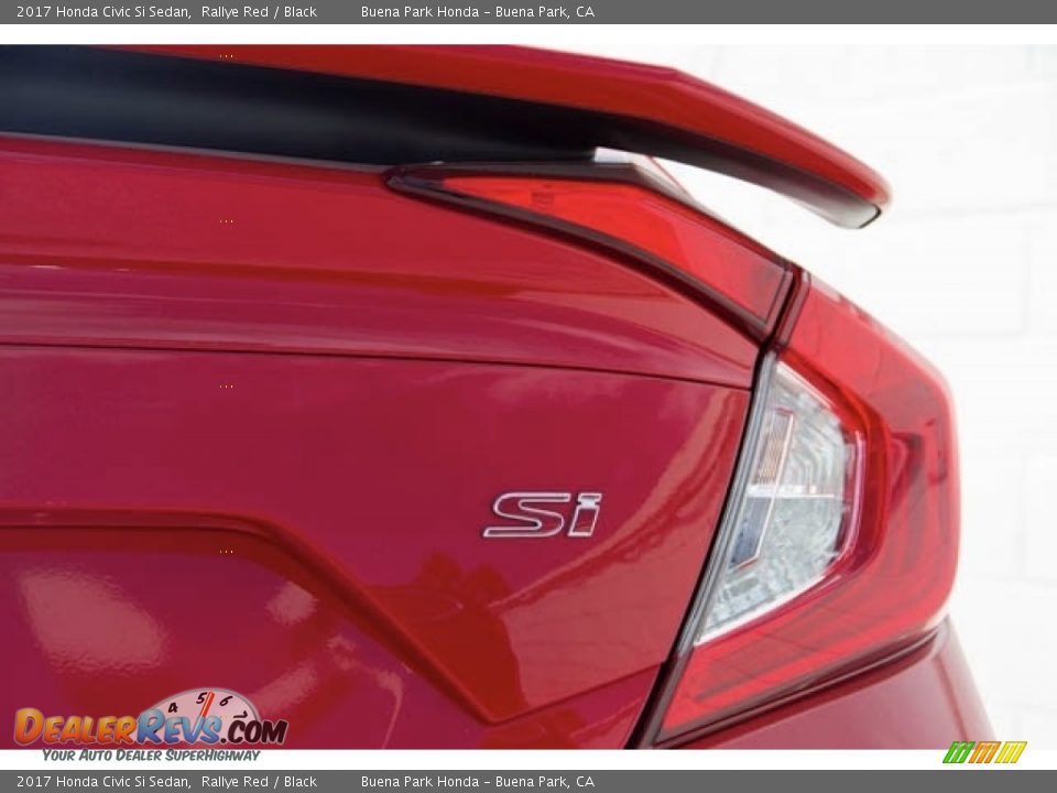 2017 Honda Civic Si Sedan Rallye Red / Black Photo #4