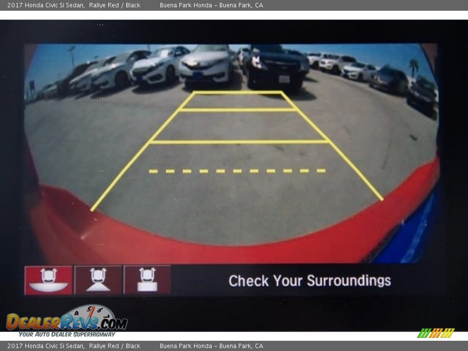 2017 Honda Civic Si Sedan Rallye Red / Black Photo #7