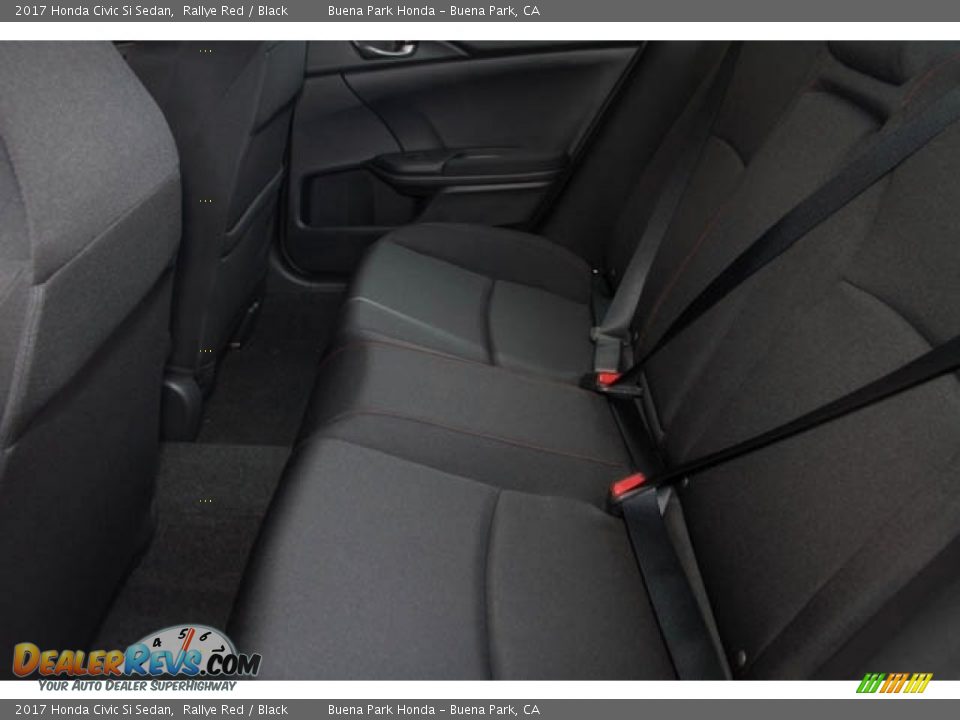 2017 Honda Civic Si Sedan Rallye Red / Black Photo #12
