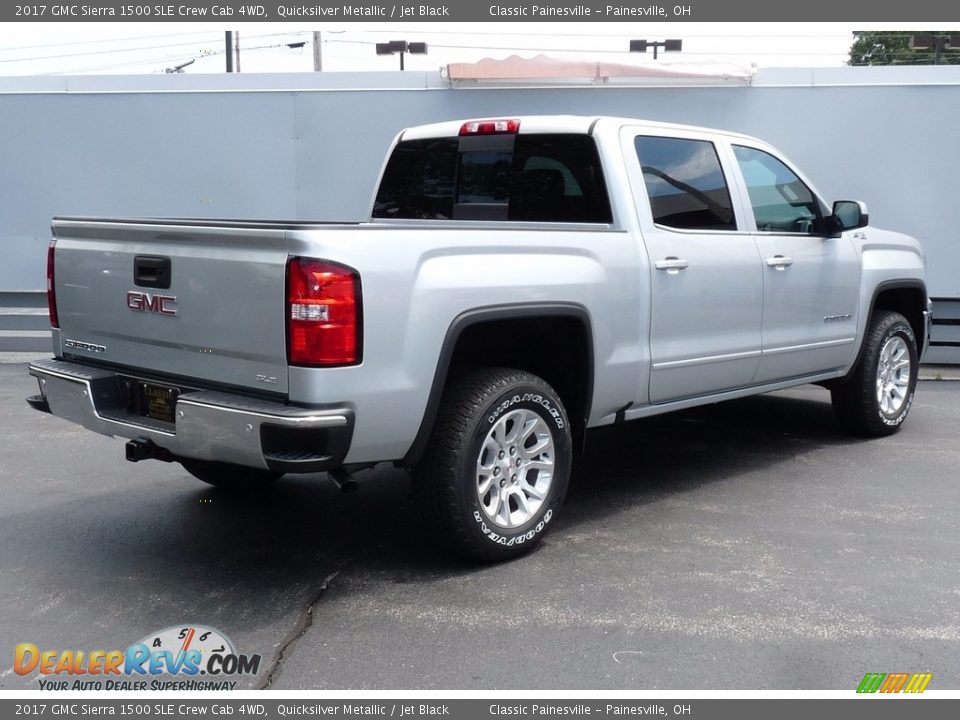 2017 GMC Sierra 1500 SLE Crew Cab 4WD Quicksilver Metallic / Jet Black Photo #2
