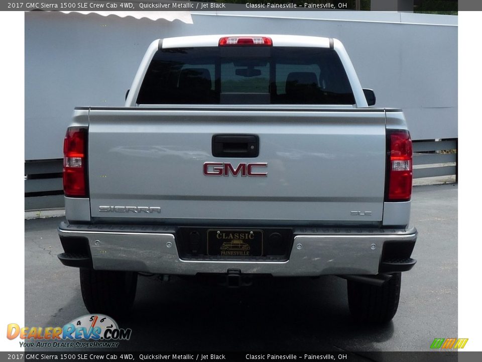 2017 GMC Sierra 1500 SLE Crew Cab 4WD Quicksilver Metallic / Jet Black Photo #3