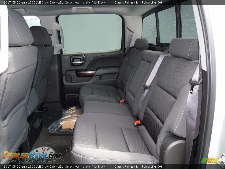 2017 GMC Sierra 1500 SLE Crew Cab 4WD Quicksilver Metallic / Jet Black Photo #7