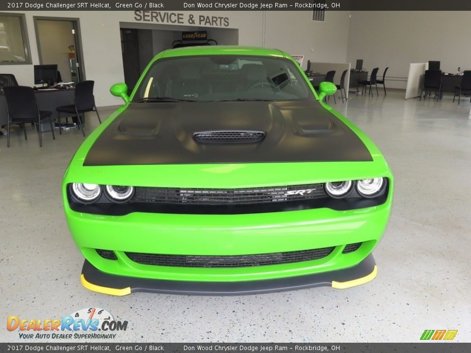 2017 Dodge Challenger SRT Hellcat Green Go / Black Photo #3
