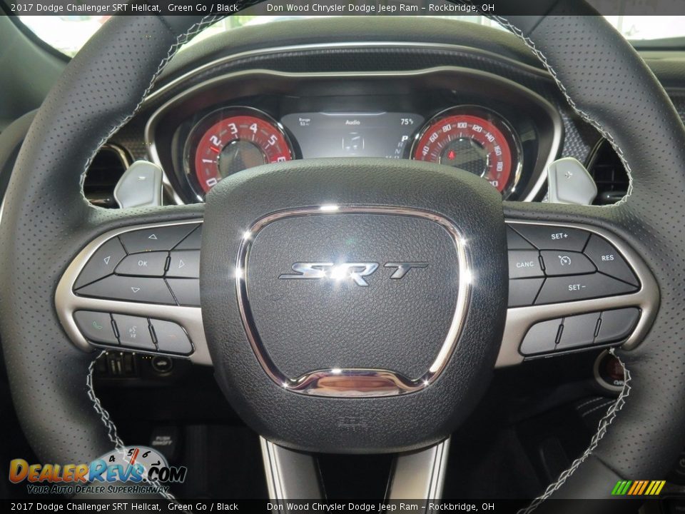 2017 Dodge Challenger SRT Hellcat Steering Wheel Photo #8