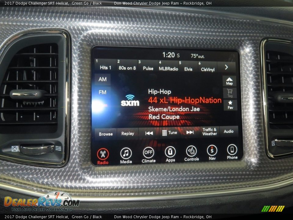 2017 Dodge Challenger SRT Hellcat Green Go / Black Photo #10