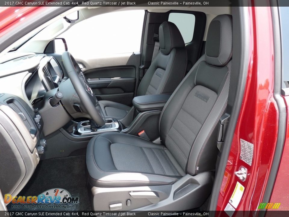Front Seat of 2017 GMC Canyon SLE Extended Cab 4x4 Photo #6