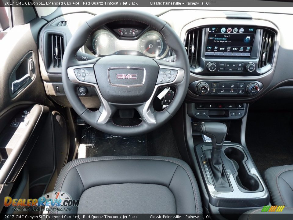 Dashboard of 2017 GMC Canyon SLE Extended Cab 4x4 Photo #8