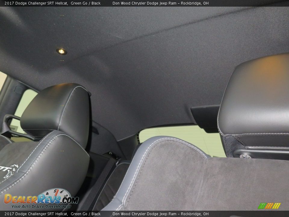 2017 Dodge Challenger SRT Hellcat Green Go / Black Photo #22