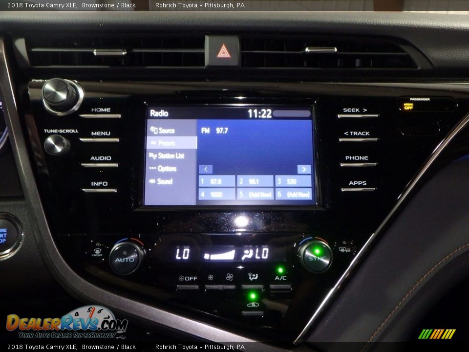 Controls of 2018 Toyota Camry XLE Photo #12