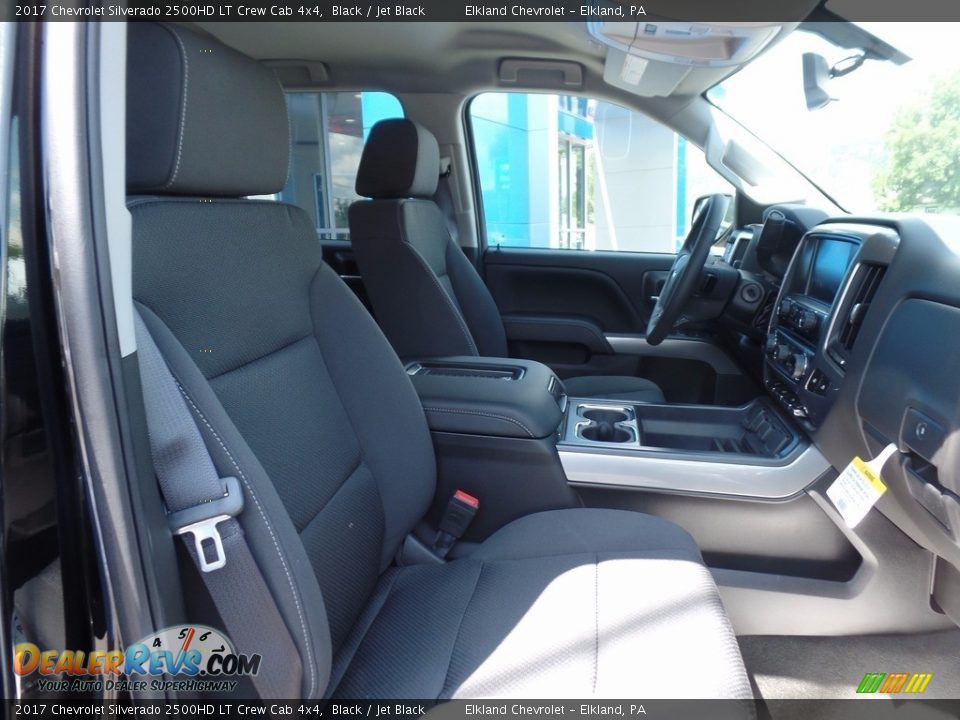 2017 Chevrolet Silverado 2500HD LT Crew Cab 4x4 Black / Jet Black Photo #14