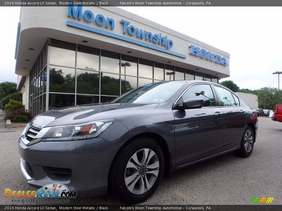 2014 Honda Accord LX Sedan Modern Steel Metallic / Black Photo #1