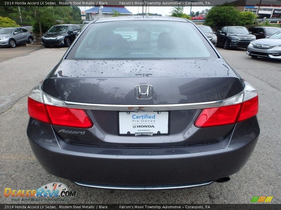 2014 Honda Accord LX Sedan Modern Steel Metallic / Black Photo #4