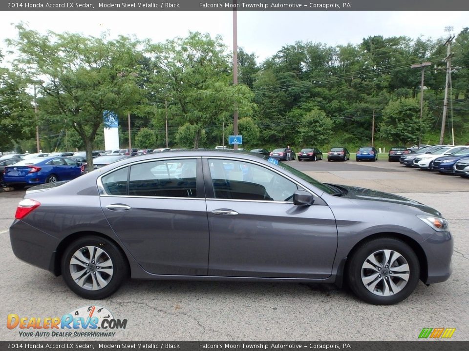2014 Honda Accord LX Sedan Modern Steel Metallic / Black Photo #6