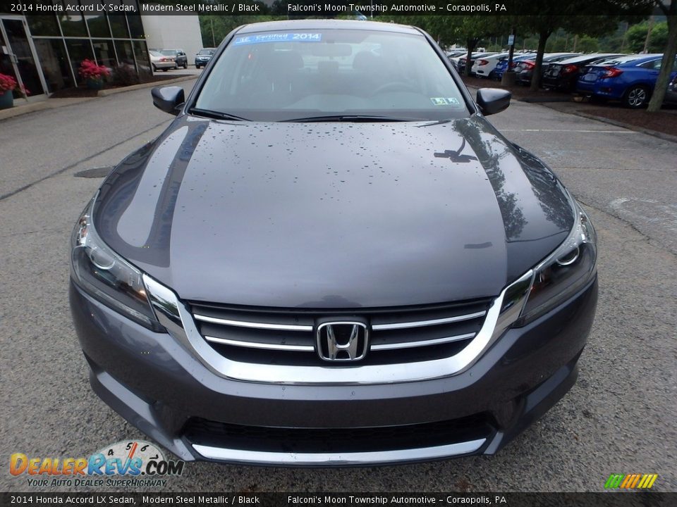2014 Honda Accord LX Sedan Modern Steel Metallic / Black Photo #8