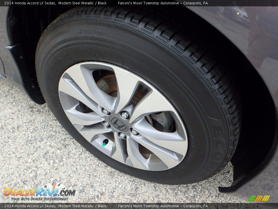 2014 Honda Accord LX Sedan Modern Steel Metallic / Black Photo #9