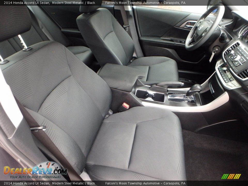 2014 Honda Accord LX Sedan Modern Steel Metallic / Black Photo #10