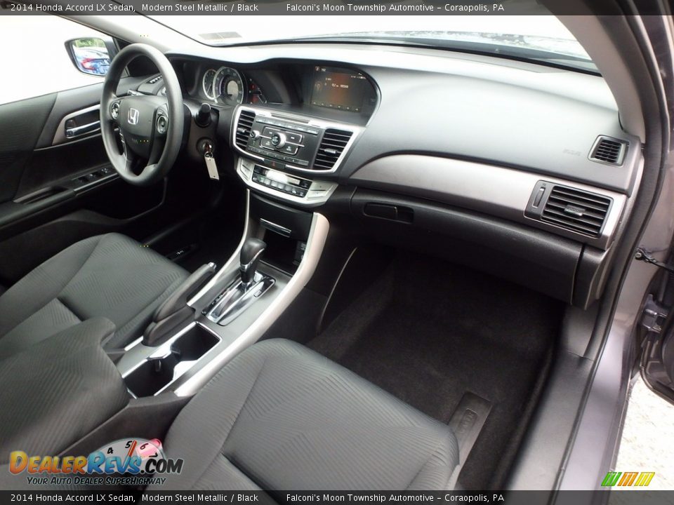2014 Honda Accord LX Sedan Modern Steel Metallic / Black Photo #11