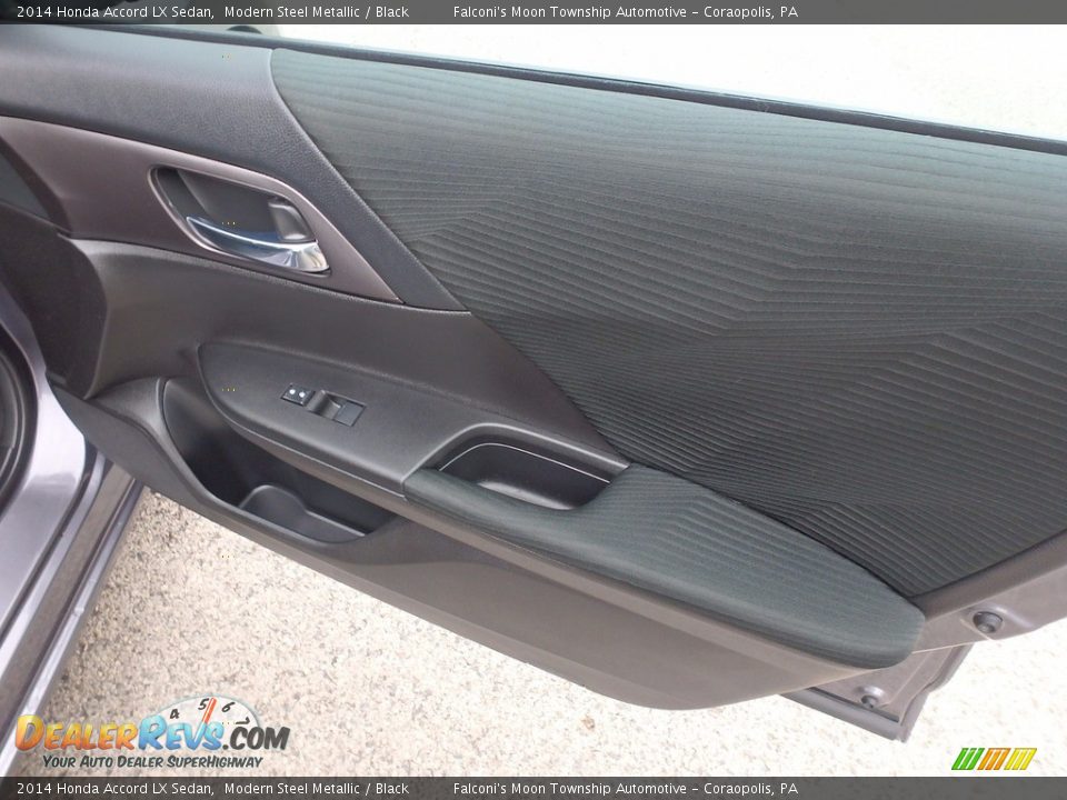 2014 Honda Accord LX Sedan Modern Steel Metallic / Black Photo #12