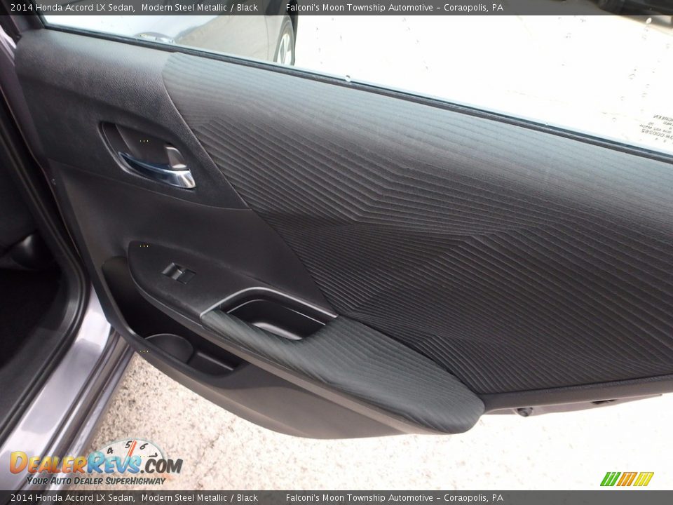 2014 Honda Accord LX Sedan Modern Steel Metallic / Black Photo #14