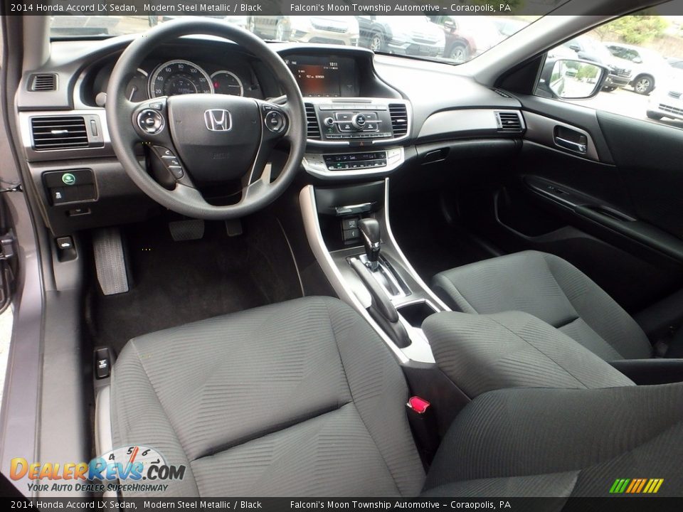 2014 Honda Accord LX Sedan Modern Steel Metallic / Black Photo #17