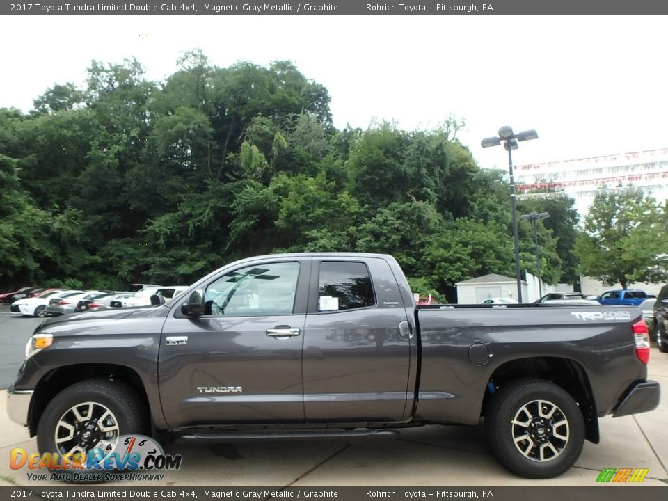2017 Toyota Tundra Limited Double Cab 4x4 Magnetic Gray Metallic / Graphite Photo #3