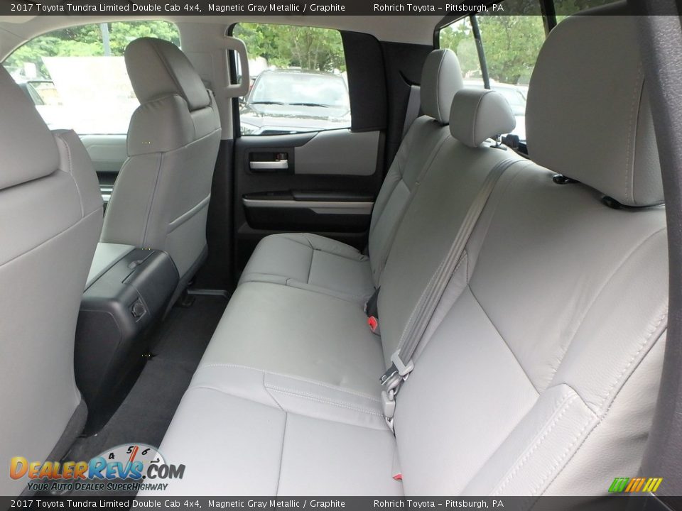 Rear Seat of 2017 Toyota Tundra Limited Double Cab 4x4 Photo #7