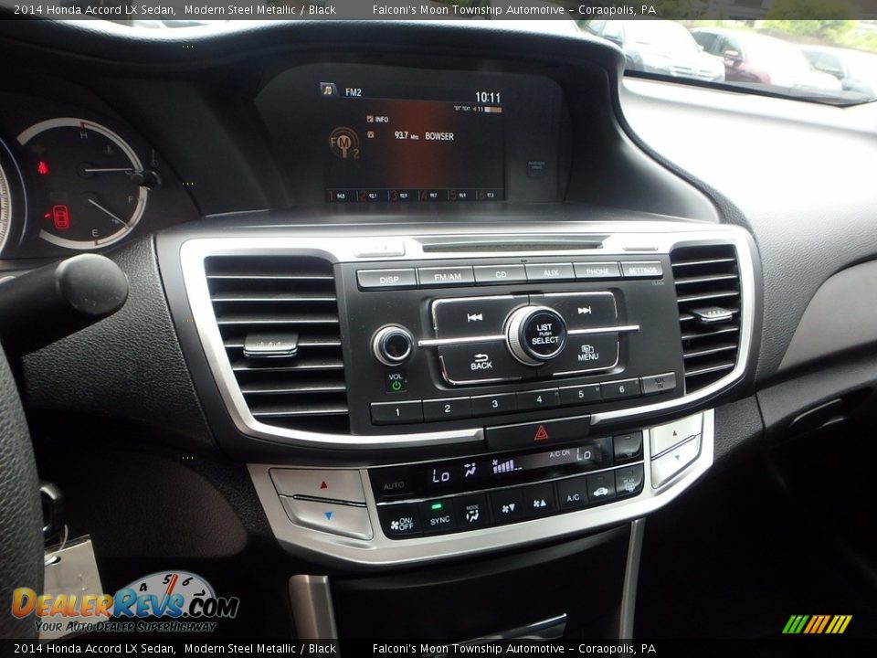 2014 Honda Accord LX Sedan Modern Steel Metallic / Black Photo #22