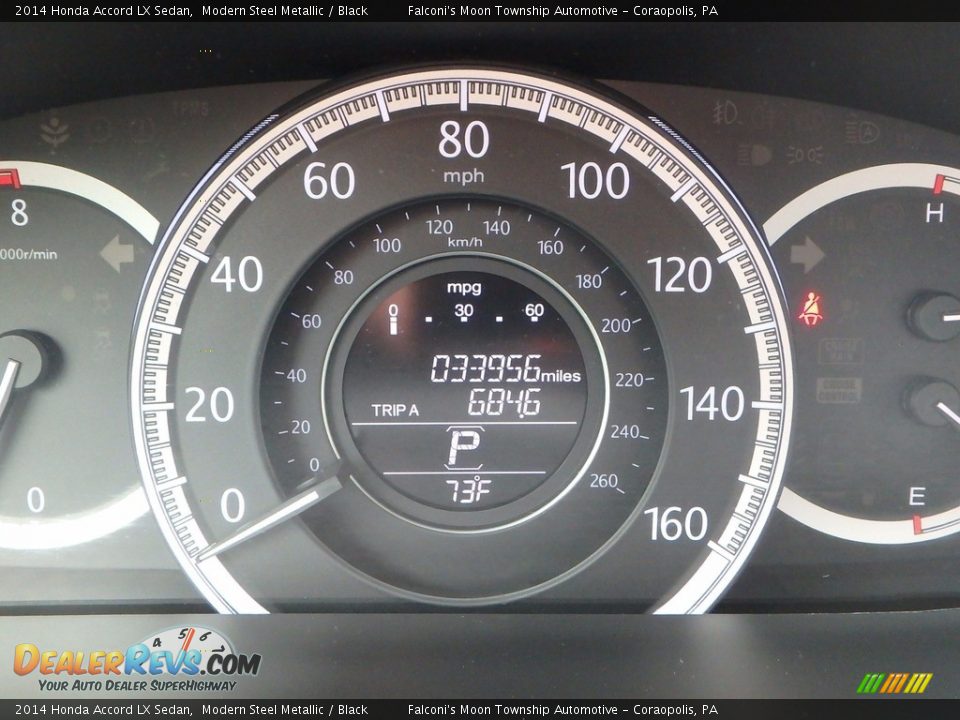 2014 Honda Accord LX Sedan Modern Steel Metallic / Black Photo #24