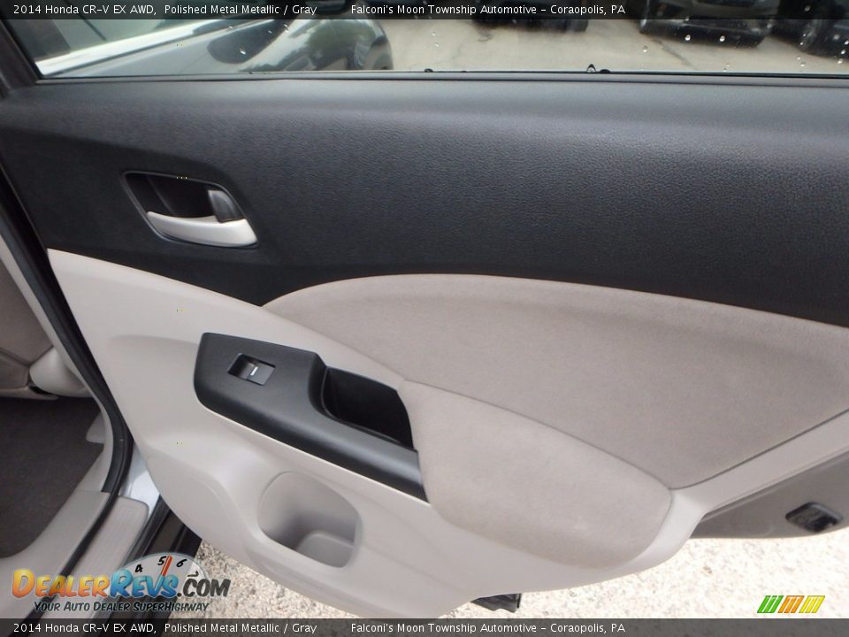 2014 Honda CR-V EX AWD Polished Metal Metallic / Gray Photo #15