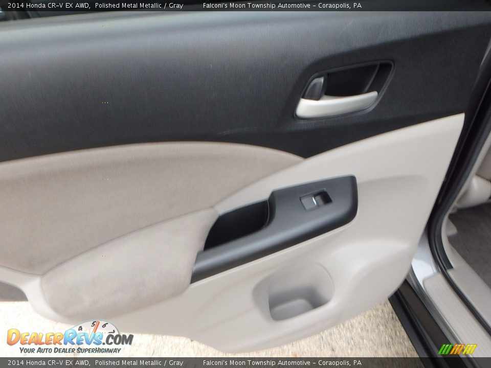 2014 Honda CR-V EX AWD Polished Metal Metallic / Gray Photo #19