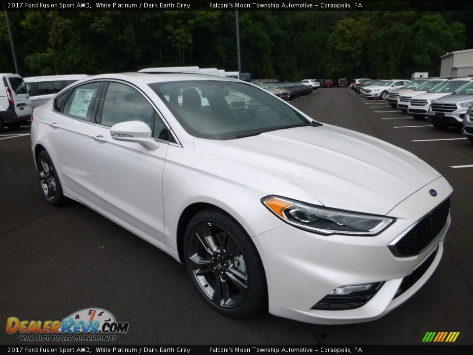 Front 3/4 View of 2017 Ford Fusion Sport AWD Photo #3