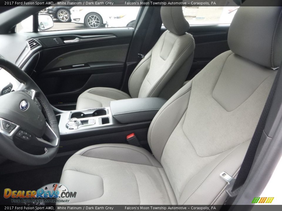 Front Seat of 2017 Ford Fusion Sport AWD Photo #10