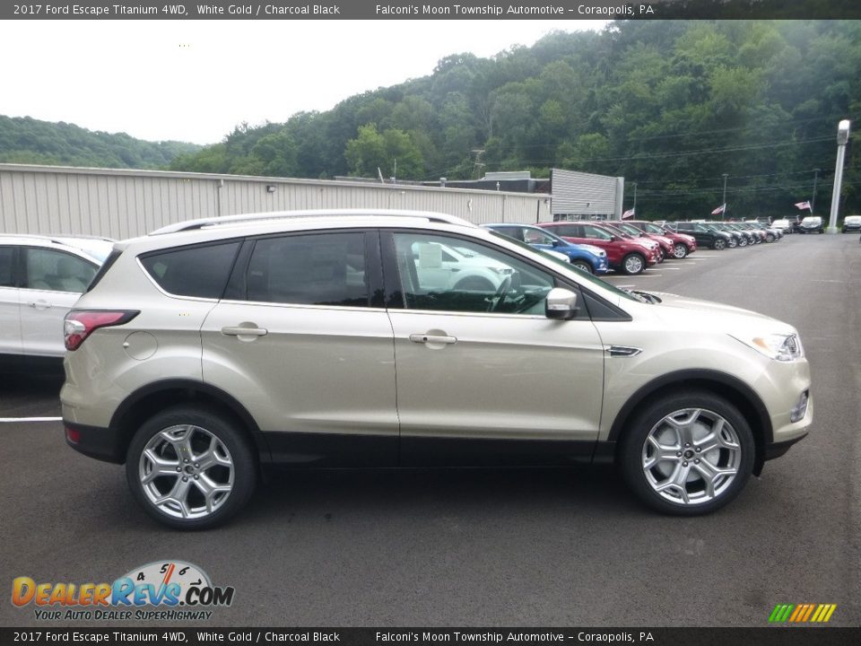 2017 Ford Escape Titanium 4WD White Gold / Charcoal Black Photo #1