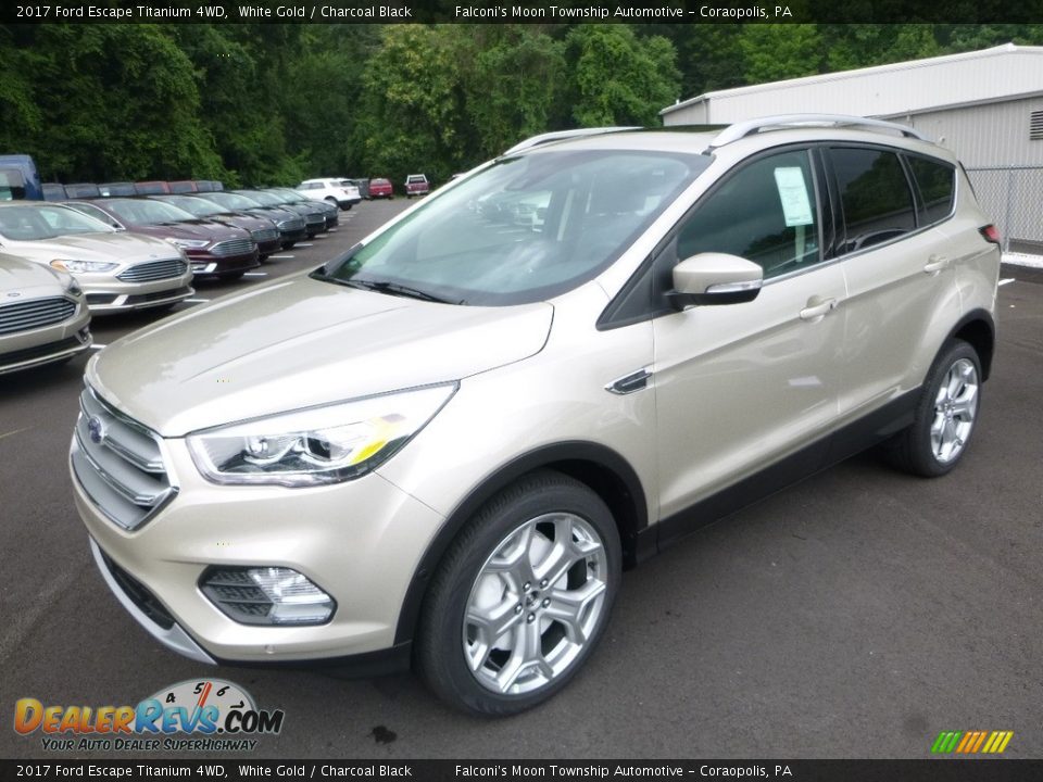 2017 Ford Escape Titanium 4WD White Gold / Charcoal Black Photo #5