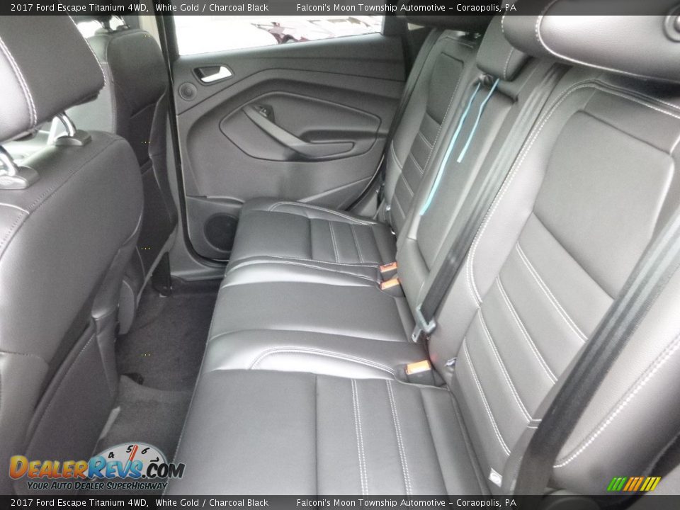 2017 Ford Escape Titanium 4WD White Gold / Charcoal Black Photo #8