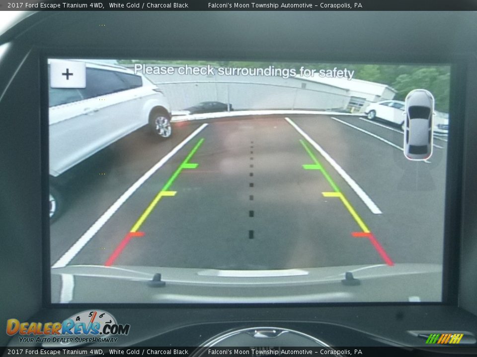 2017 Ford Escape Titanium 4WD White Gold / Charcoal Black Photo #14