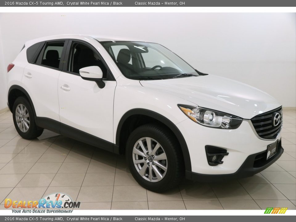 2016 Mazda CX-5 Touring AWD Crystal White Pearl Mica / Black Photo #1