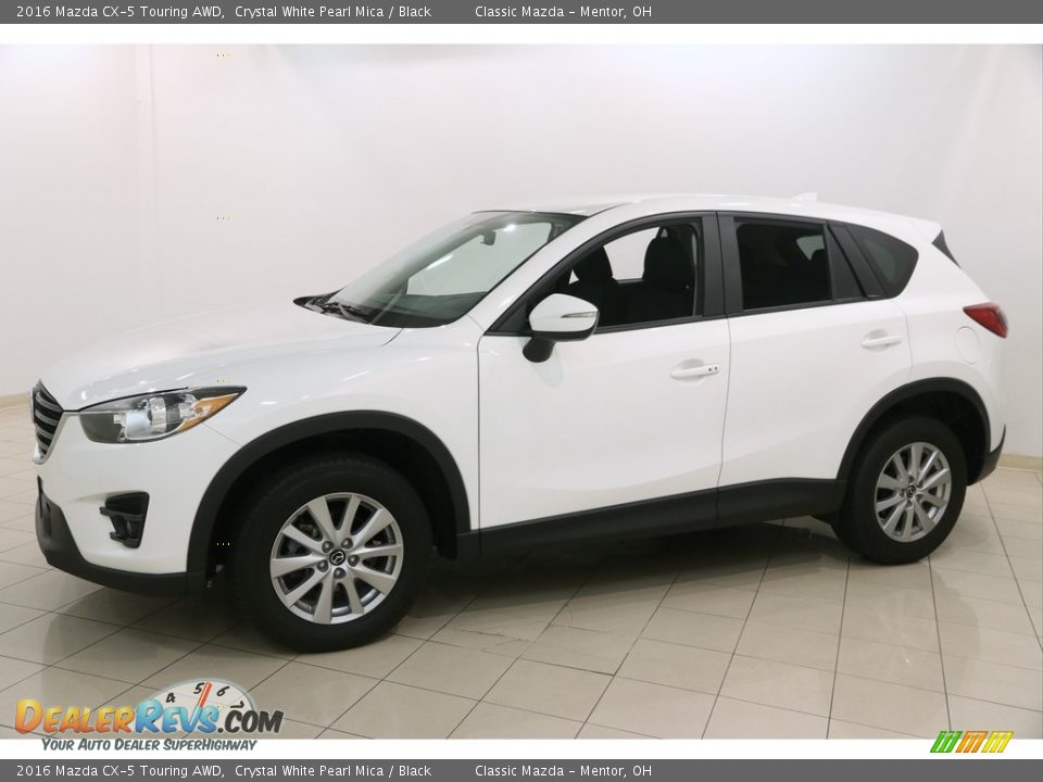 2016 Mazda CX-5 Touring AWD Crystal White Pearl Mica / Black Photo #3