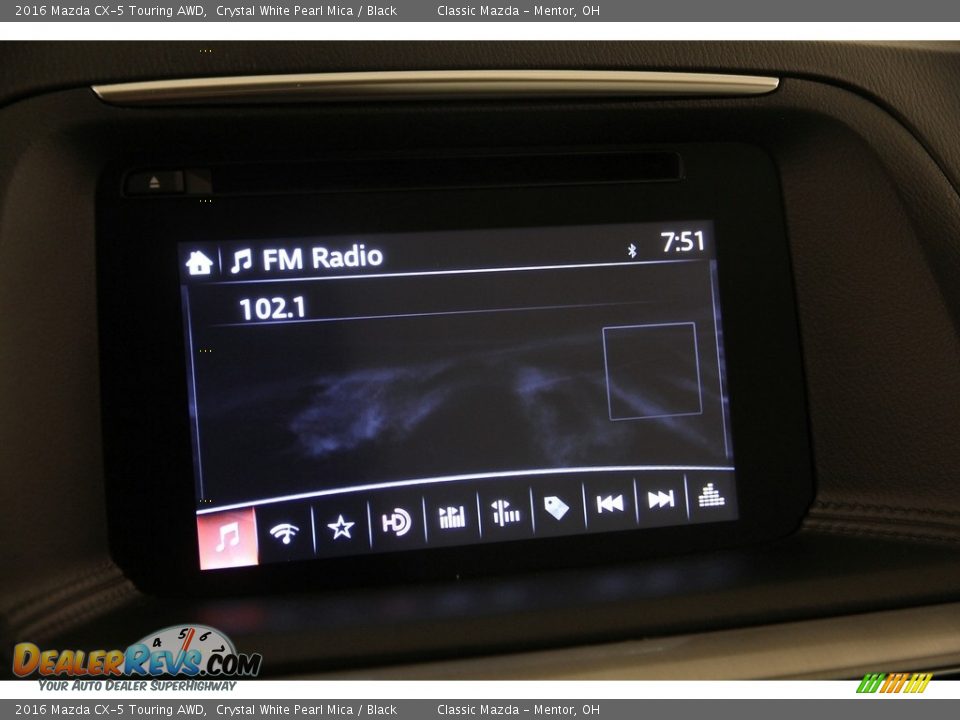 2016 Mazda CX-5 Touring AWD Crystal White Pearl Mica / Black Photo #10